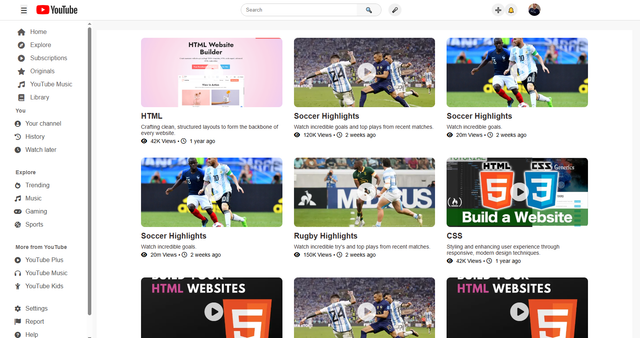 YouTube Clone